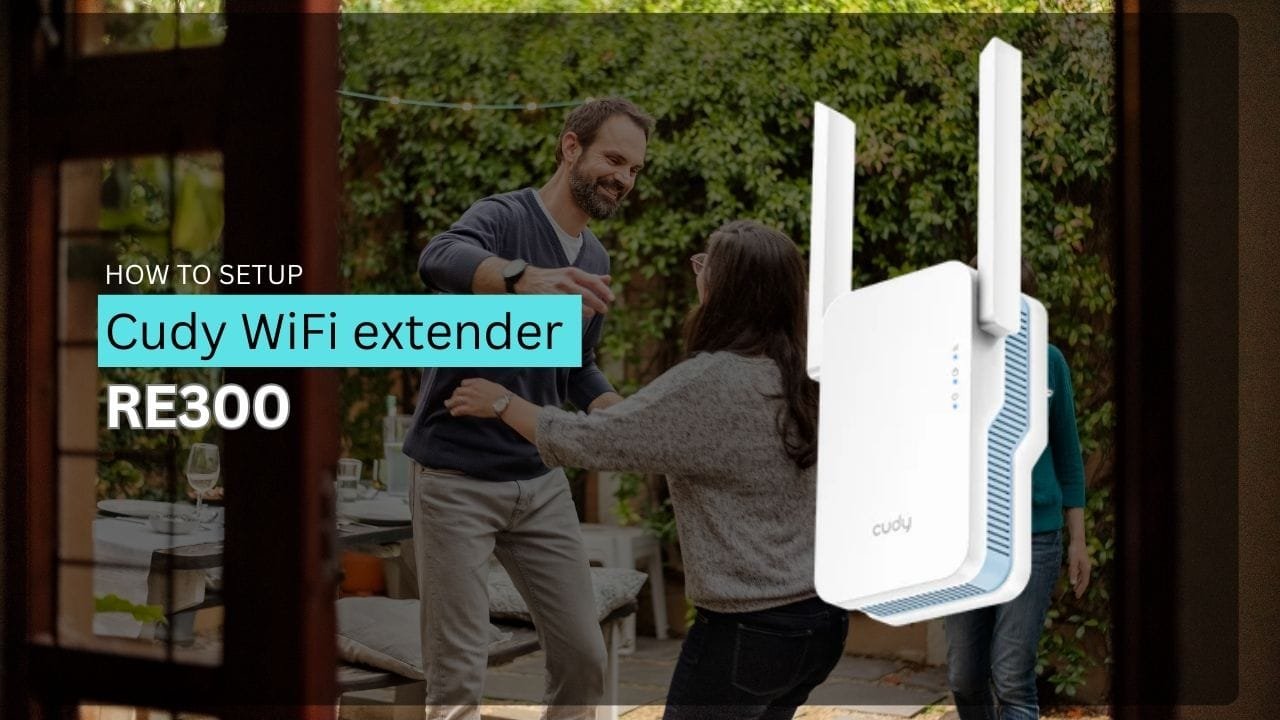 setup Cudy WiFi extender Re300