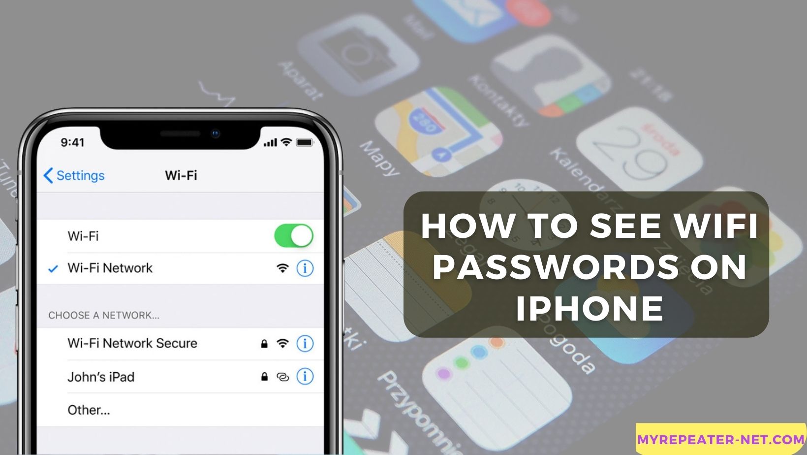 How to See WiFi Passwords on iPhone Setting